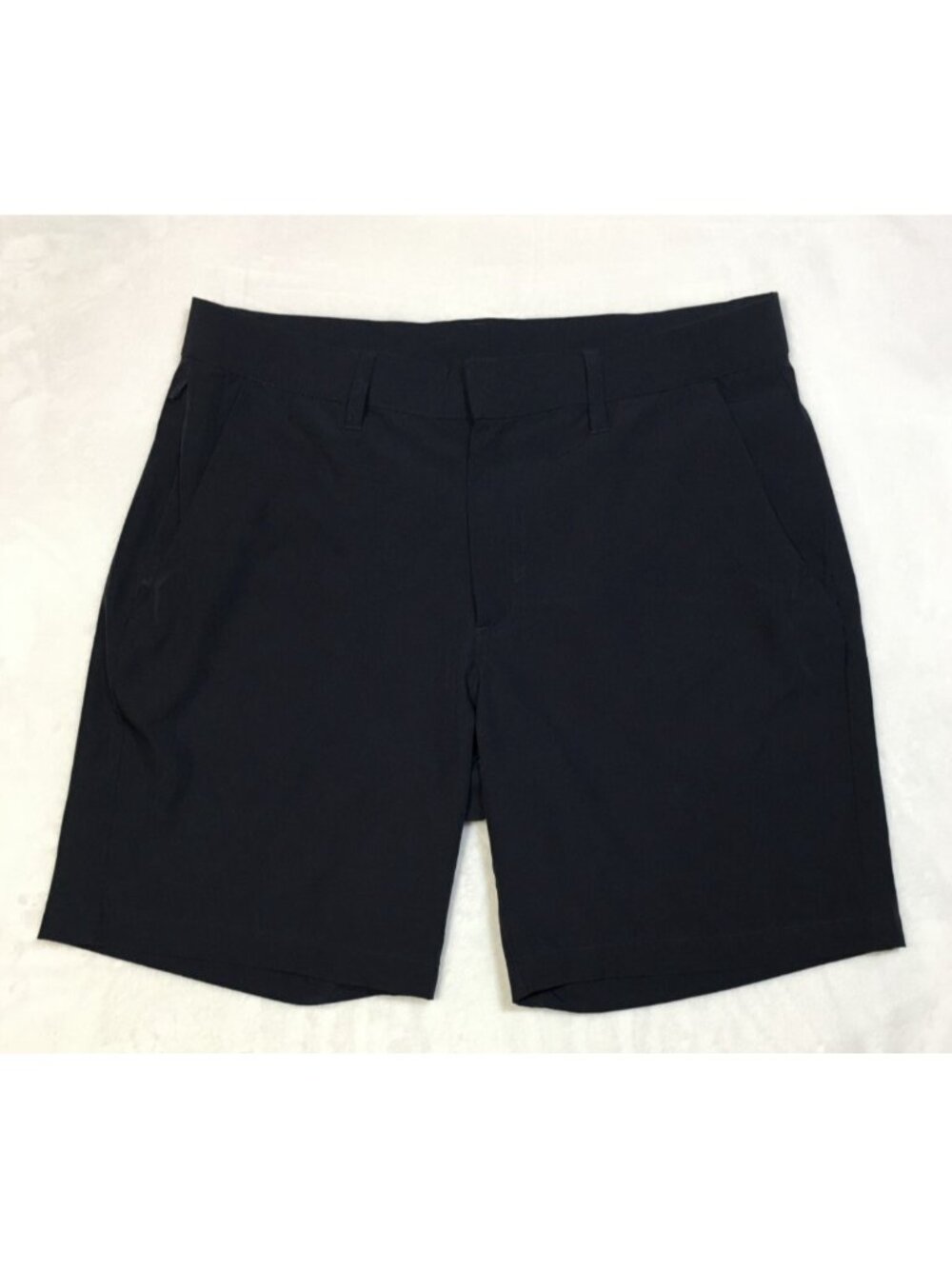 Fabletics Shorts Men's L Dark Navy Performance Tech Inner Drawstring 33.5 x 7.75